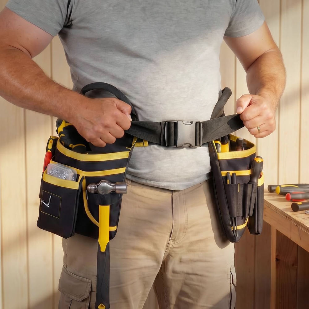Heavy Equipment Electrician - Bolsa de cintura multifuncional para ferramentas,