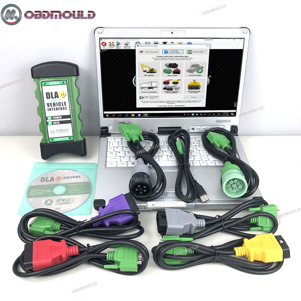Heavy Equipment Software - Interface Veicular ForJ-pro DLA Diagnostic DLA+CFC2