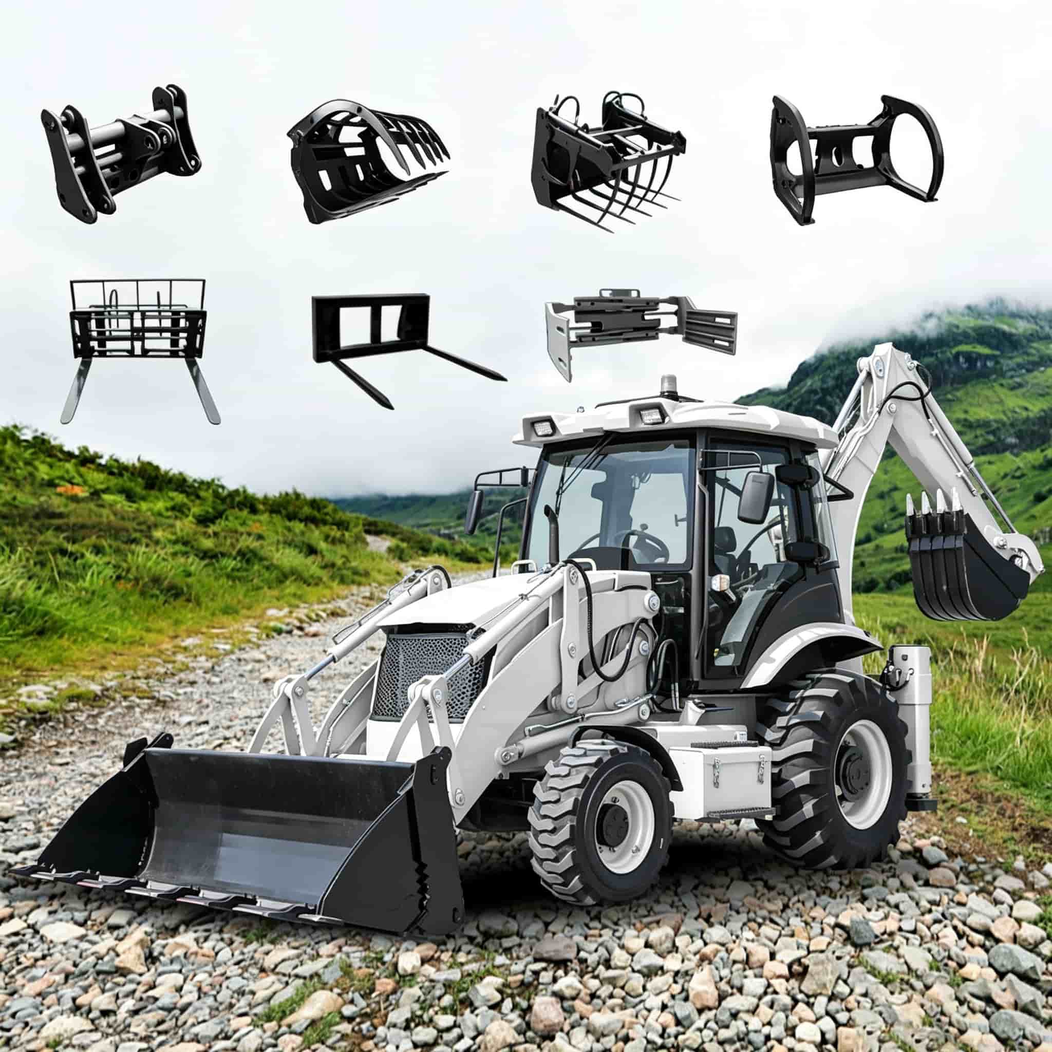 Heavy Equipment Grinder - Retroescavadeira 40-30C com Certificação CE, Emissão