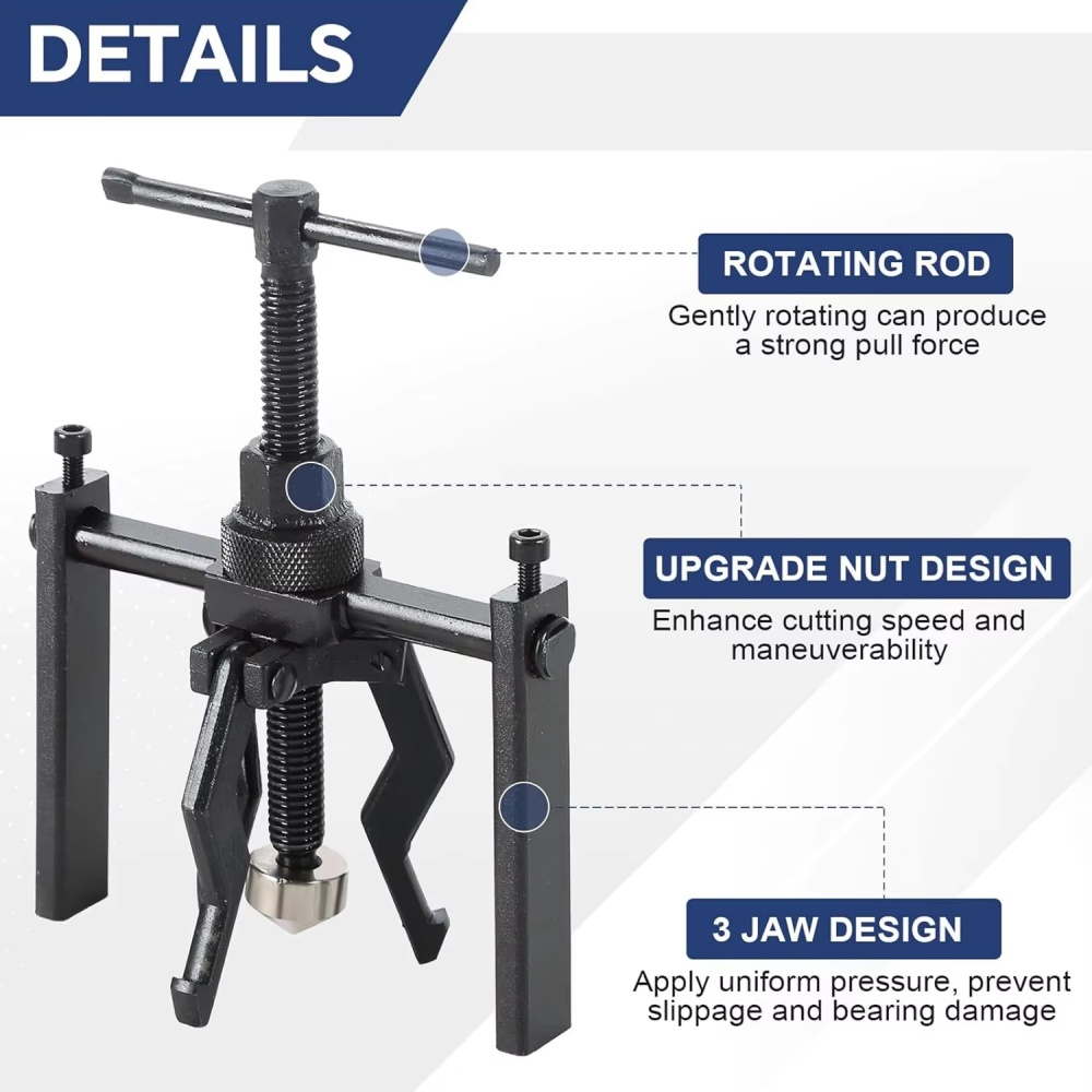 Extrator de Rolamentos de 3 Ga - Heavy Equipment Grinder avaliação e preço
